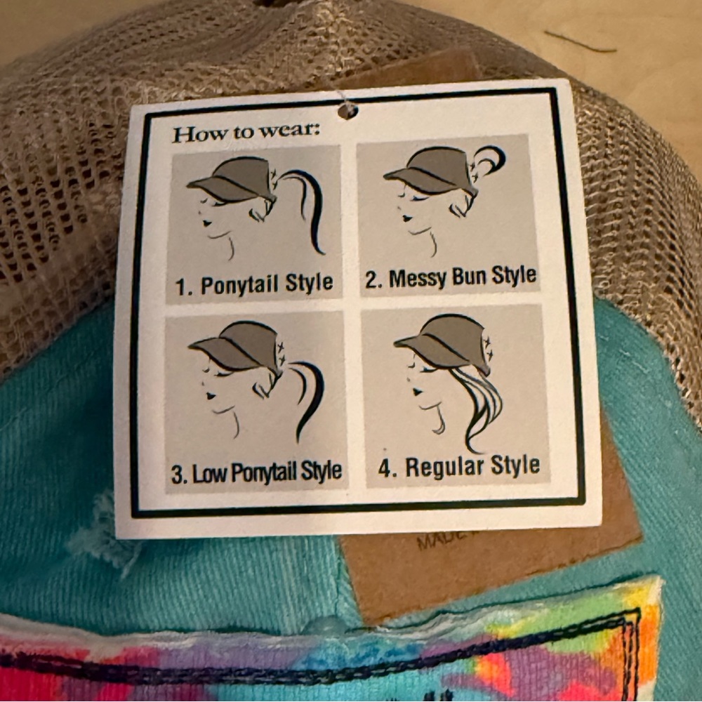 New CC Exclusives Beach Squad Distressed Pony Cap Patented - Picture 9 of 9